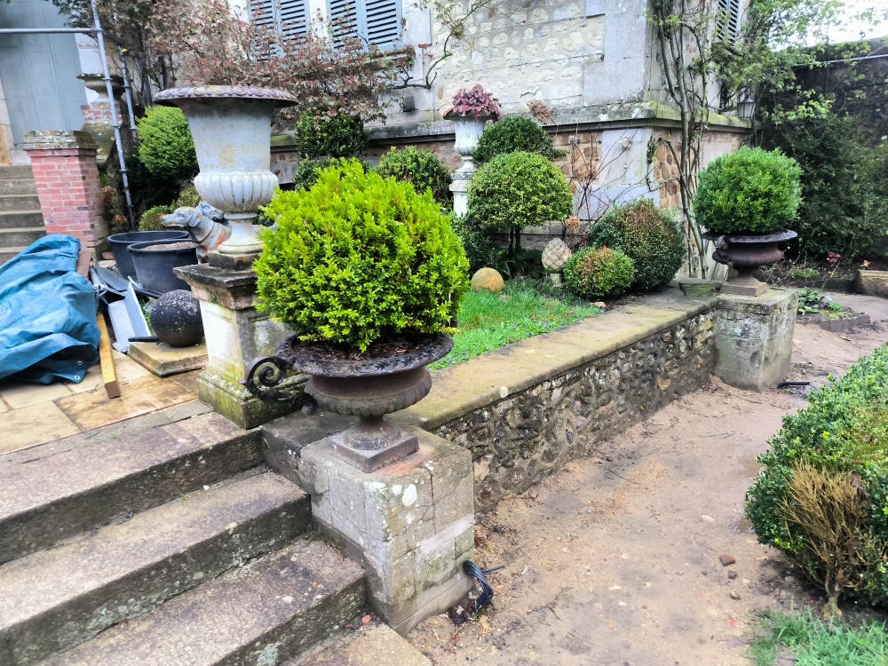 Terrain avant travaux - création de jardin